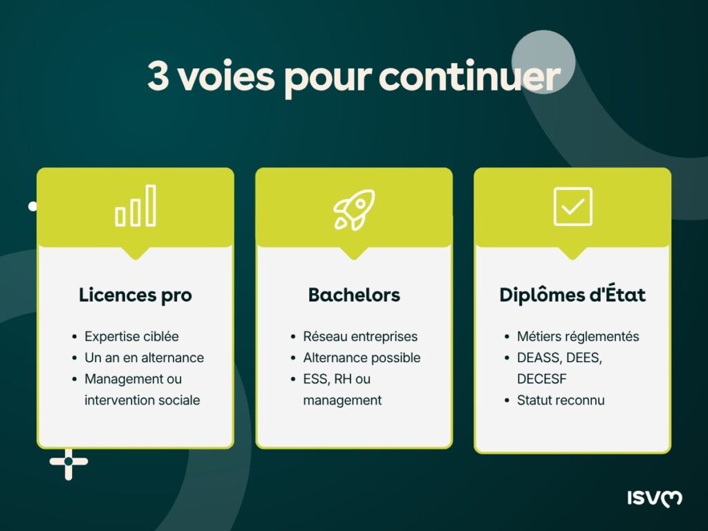 3 voies pour continuer après le BTS SP3S